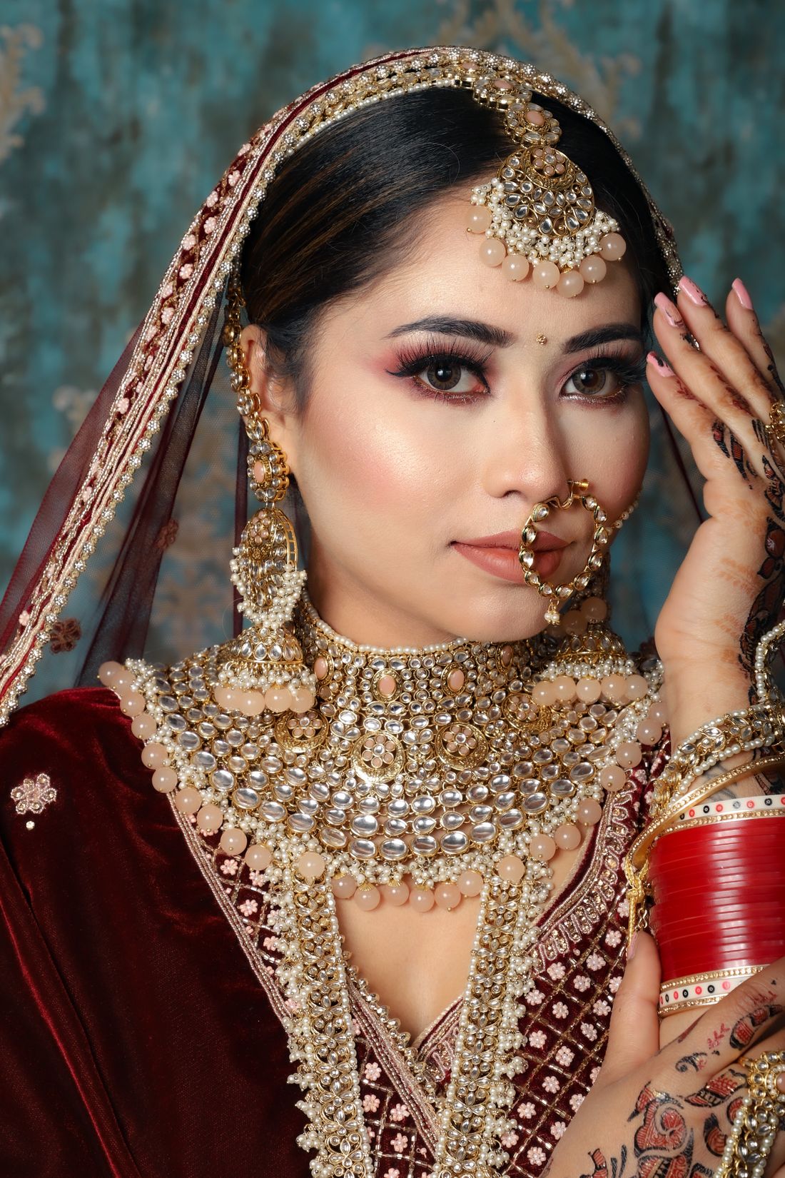 Kinnari bridal work