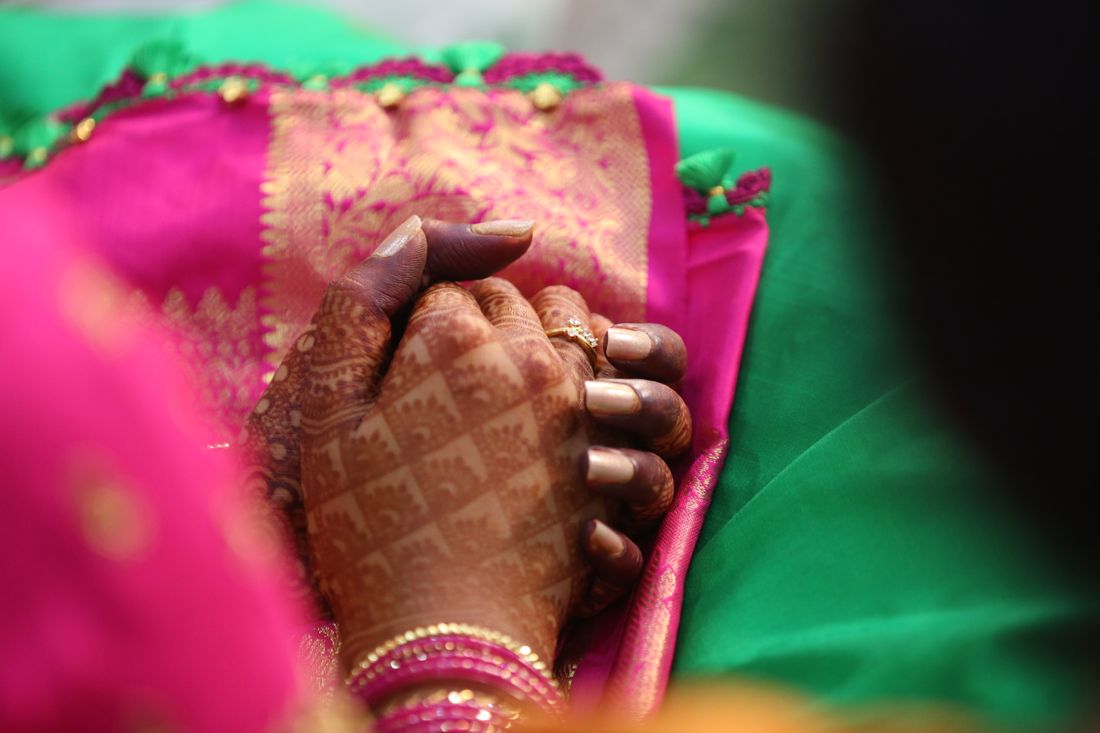 Kinnari — Bridal hands